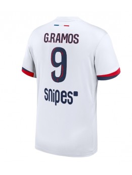 Billige Paris Saint-Germain Goncalo Ramos #9 Bortedrakt 2025-26 Kortermet